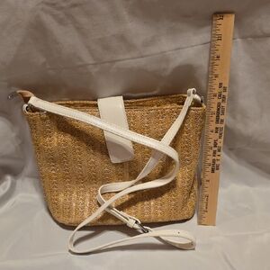 Stylish Tan and White Women's Bag
